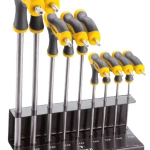 Popularny Klucze Torx typu "T" T10-T50, zestaw 9 szt.